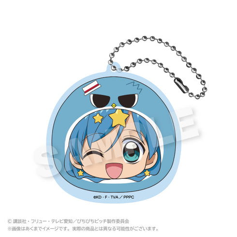 『ぴちぴちピッチ』まるめいつアクリルキーホルダー 波音